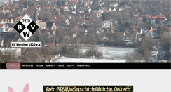 Desktop Screenshot of bvwerther.de